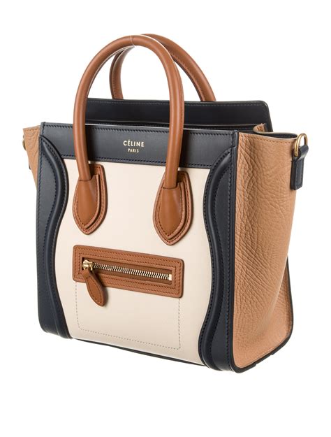 celine nano luggage bag grey|Celine large phantom luggage tote.